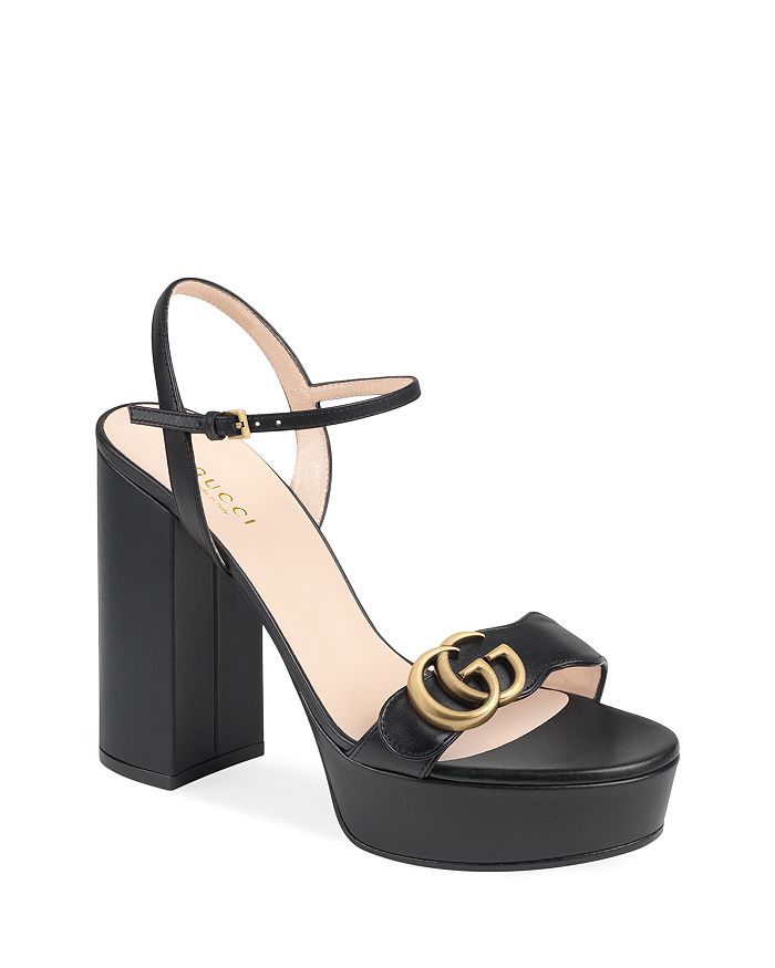 Gucci Women s Platform Sandals with Double G Bloomingdale s