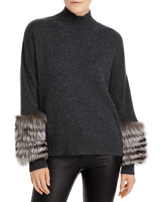 fox fur sweater