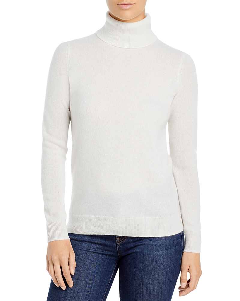 C By Bloomingdale's Cashmere Turtleneck Sweater - Exclusive In Ivory