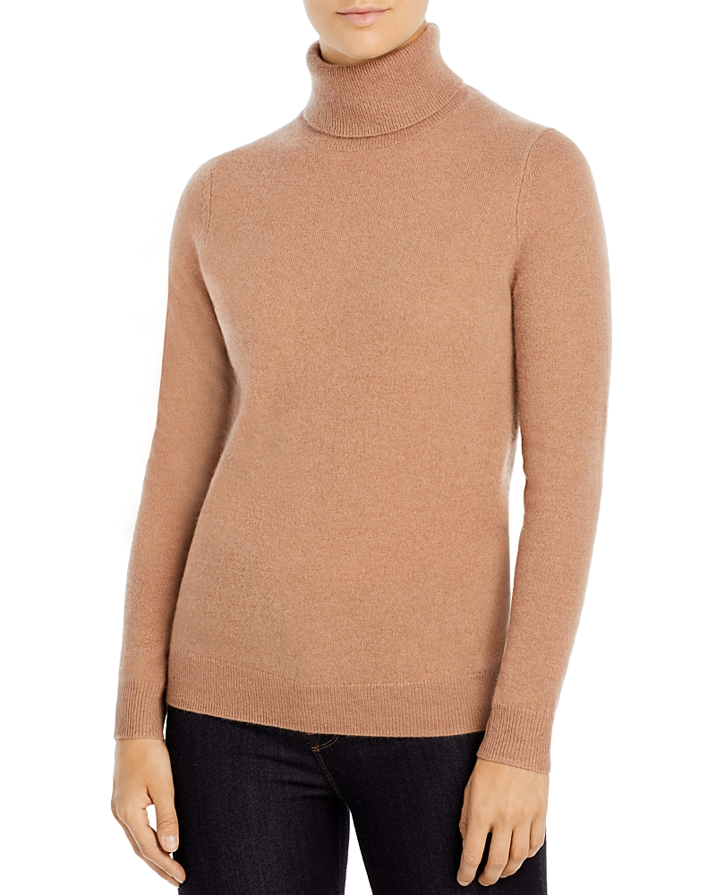 C By Bloomingdale's Cashmere Turtleneck Sweater - Exclusive In Camel