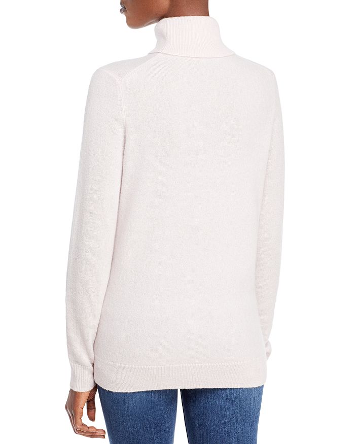 Shop C By Bloomingdale's Cashmere Turtleneck Sweater - 100% Exclusive In Petal Pink
