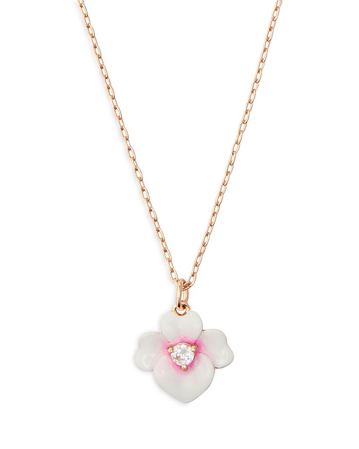 Kate spade pansy best sale necklace