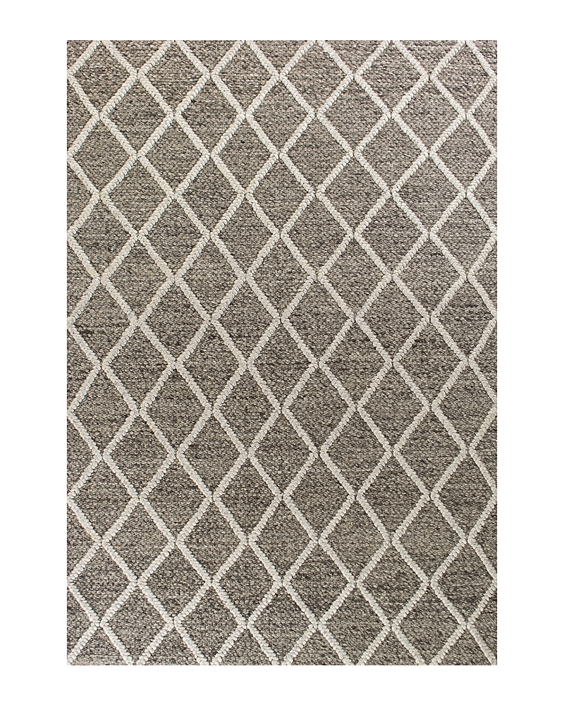 Kas Cortico Diamonds Area Rug, 7'6 X 9'6 In Dark Gray
