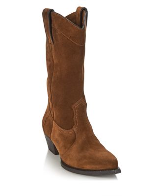 women's low heel western boots