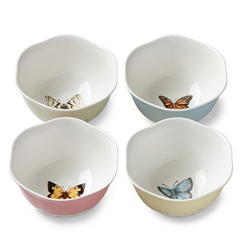 Lenox - Butterfly Meadow Dessert Bowl, Set of 4