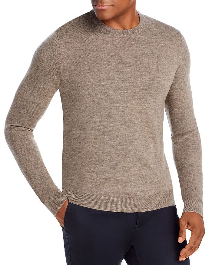 The Men's Store At Bloomingdale's Merino Wool Crewneck Sweater - 100% Exclusive In Ash
