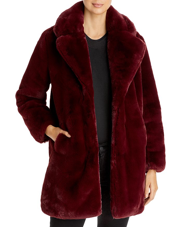 Apparis Sasha Faux Fur Coat | Bloomingdale's