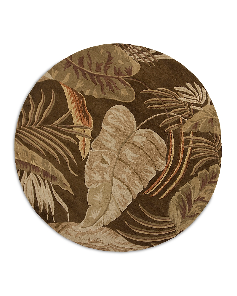 Kas Havana Rainforest Round Area Rug, 7'6 X 7'6 In Brown