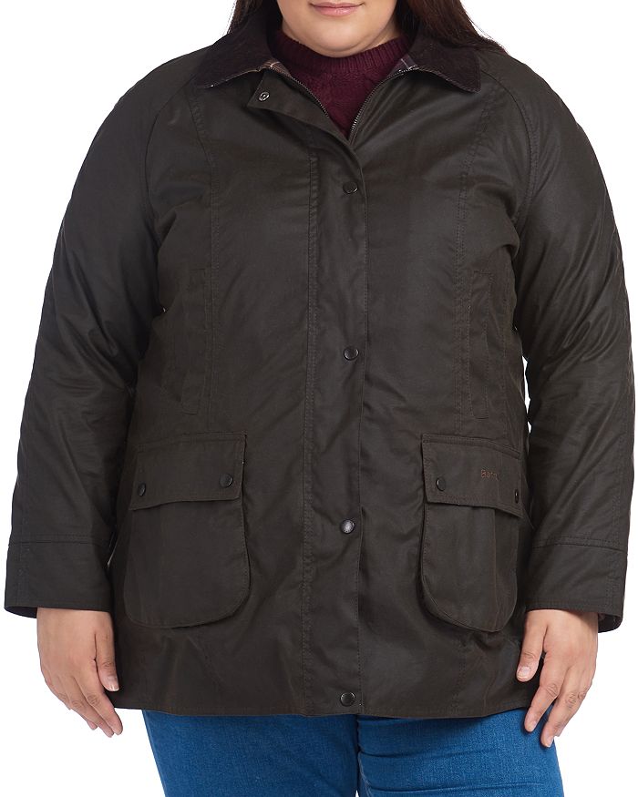 Barbour Plus Beadnell Waxed Cotton CorduroyCollar Coat Bloomingdale's