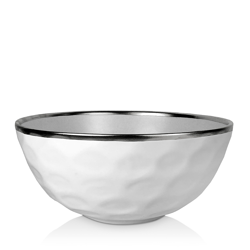 Michael Wainwright Truro Bowl In White/platinum