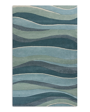 Kas Eternity Landscapes Area Rug, 3'3 X 5'3 In Ocean
