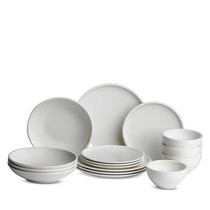 Villeroy & Boch Artesano 16 Piece Dinnerware Set, Service For 4 In White