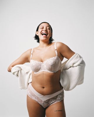 Champs-&Eacute;lys&eacute;es Lace Unlined Demi Bra