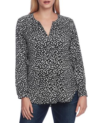 vince camuto animal print top