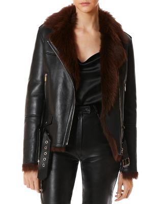 nour hammour leather jacket