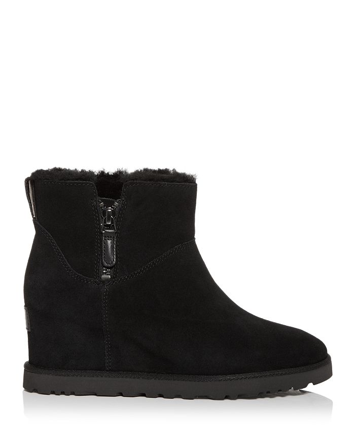 classic femme wedge bootie