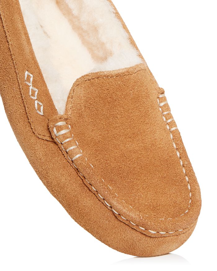 Shop Ugg Women's Ansley Moc Toe Slippers In Chestnut