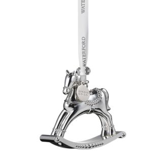 Waterford Silver Rocking Horse Ornament | Bloomingdale's