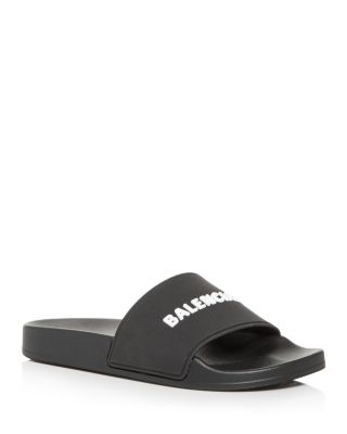 Balenciaga Women's Logo Slide Sandals