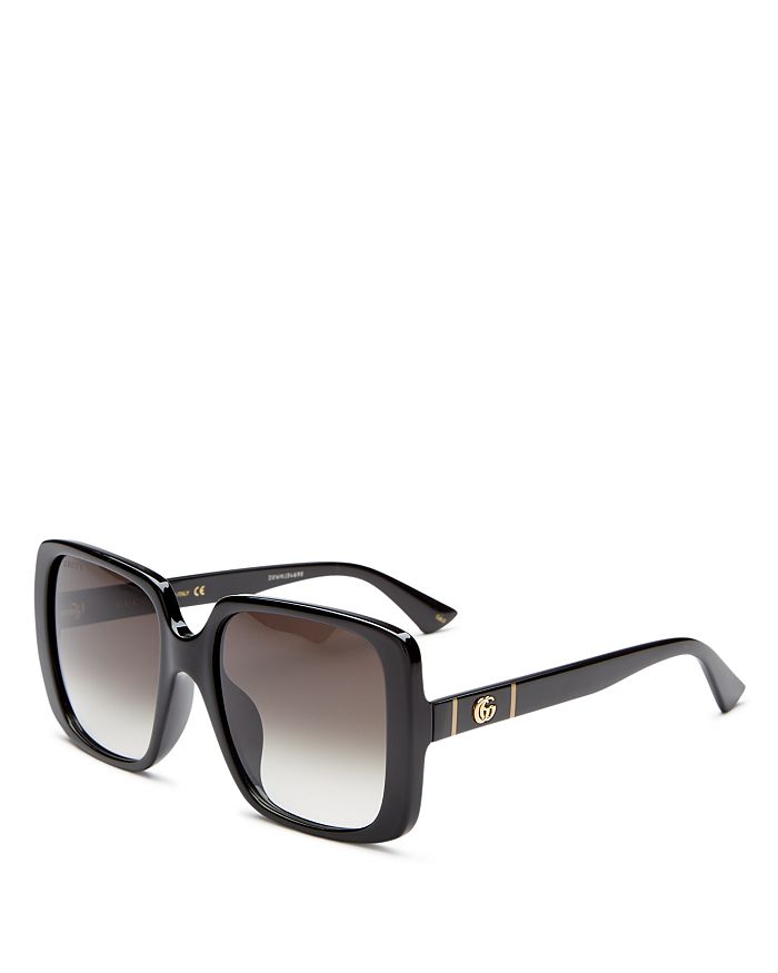 Gucci Square Sunglasses, 56mm | Bloomingdale's