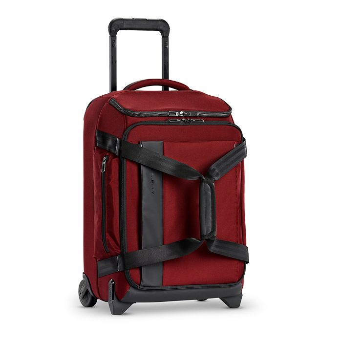 Briggs & Riley Zdx 21 Carry-on Upright Duffel Bag In Brick
