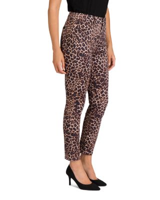 ladies leopard print jeans