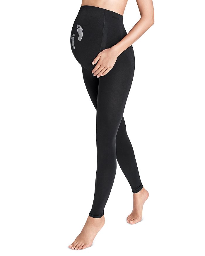 WOLFORD SEMI-SHEER MATERNITY LEGGINGS,014828