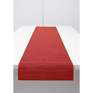 Chilewich Mini Basketweave Runner In Pimento