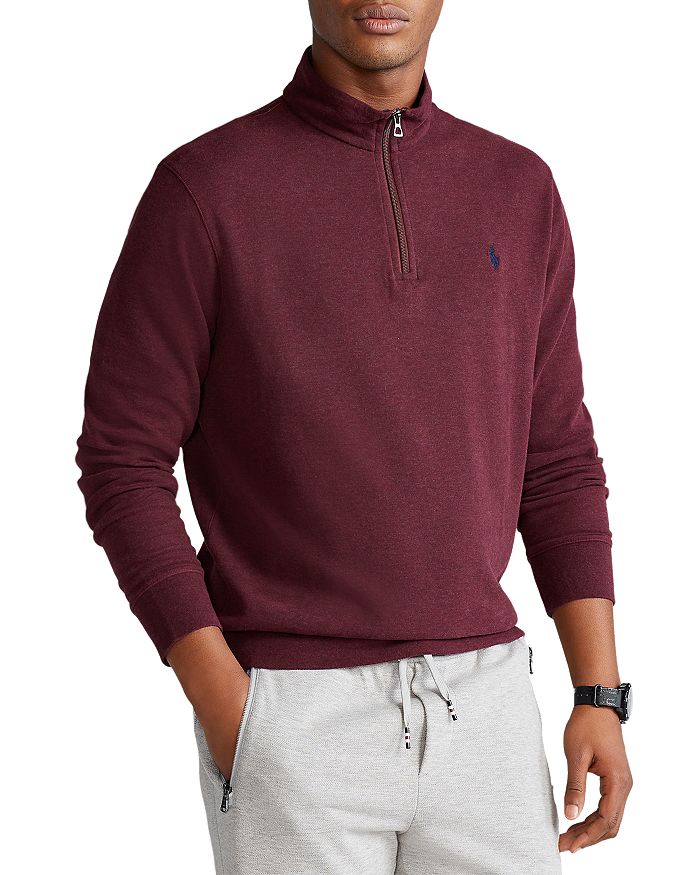 Polo Ralph Lauren Jersey Quarter-Zip Pullover | Bloomingdale's