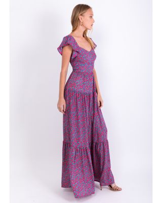Sabina Musayev Truly Corset-Back Tiered Dress | Bloomingdale's Women