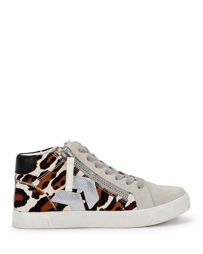 Dolce Vita Women's Zonya High-top Platform Sneakers In Dark Leopard ...