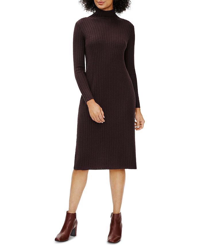 Eileen Fisher Petites Ribbed Sweater Dress | Bloomingdale's