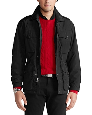 Polo Ralph Lauren Water Repellent Utility Jacket In Polo Black