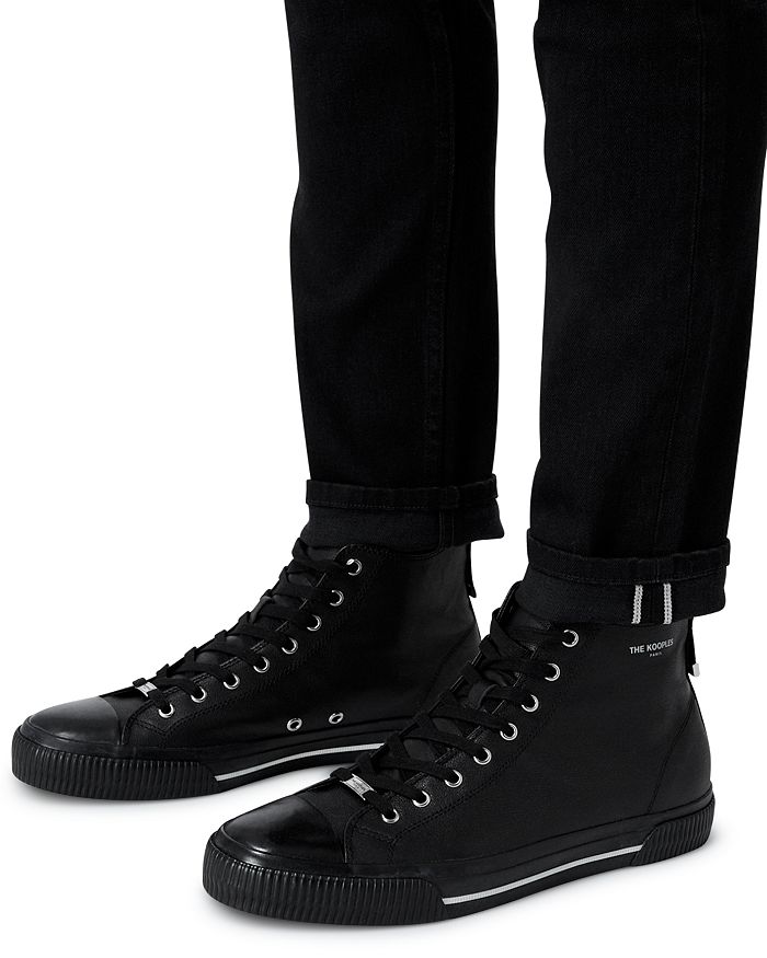 The Kooples Men's Leather High Top Sneakers | Bloomingdale's
