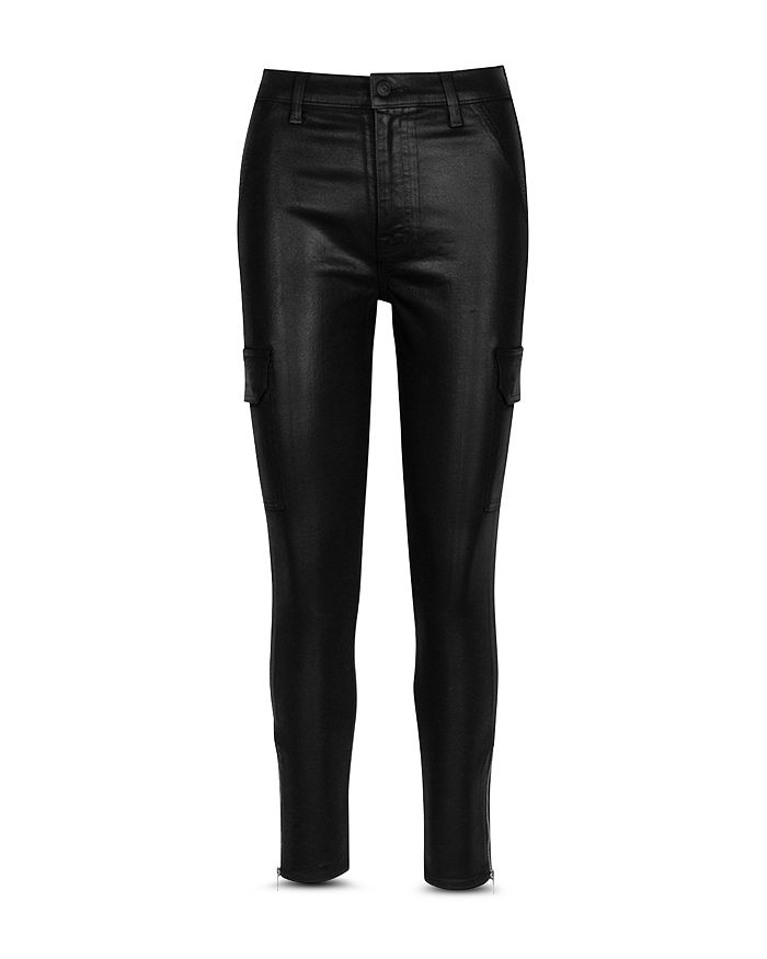 7 For All Mankind Skinny Coated Cargo Jeans | Bloomingdale's