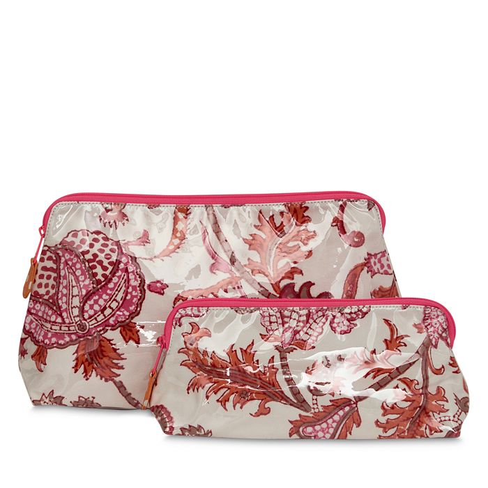 Roller Rabbit Amanda Cotton Makeup Bag In Red ModeSens