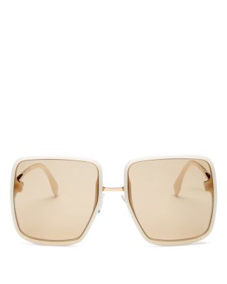 fendi 59mm square sunglasses