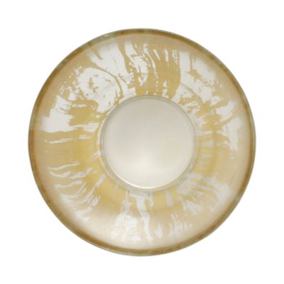 Rufolo Glass Gold Brushstroke Vase