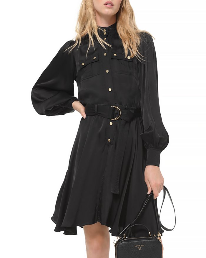 Michael michael kors 2025 belted shirt dress