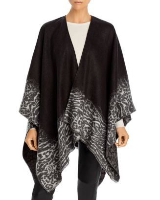 Fraas Ombre Animal Border Ruana - 100% Exclusive | Bloomingdale's