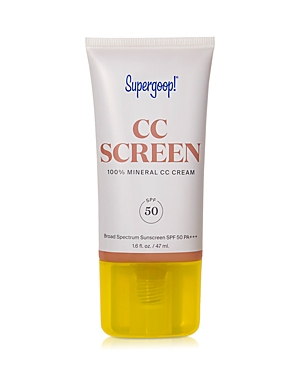 Supergoop ! Cc Screen 100% Mineral Cc Cream Spf 50 Pa++++ 336w 1.6 oz/ 47 ml