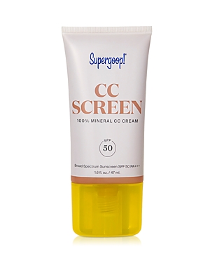 Supergoop ! Cc Screen 100% Mineral Cc Cream Spf 50 Pa++++ 326w 1.6 oz/ 47 ml
