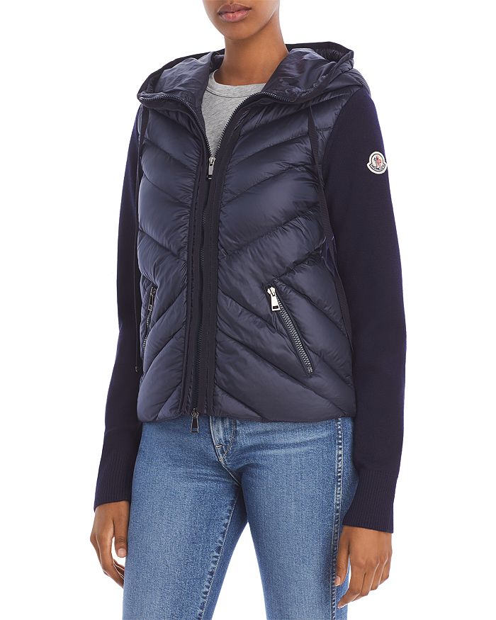 MONCLER CARDIGAN HOODED DOWN PUFFER COAT,F20939B52210A9001