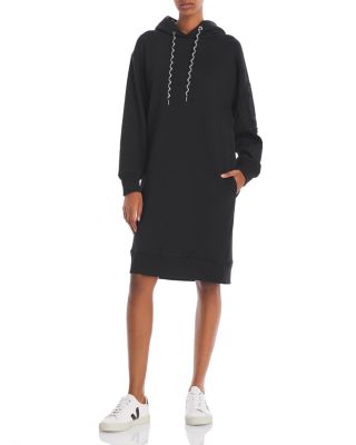 モンクレール Hooded Sweatshirt Dress S ブラック-