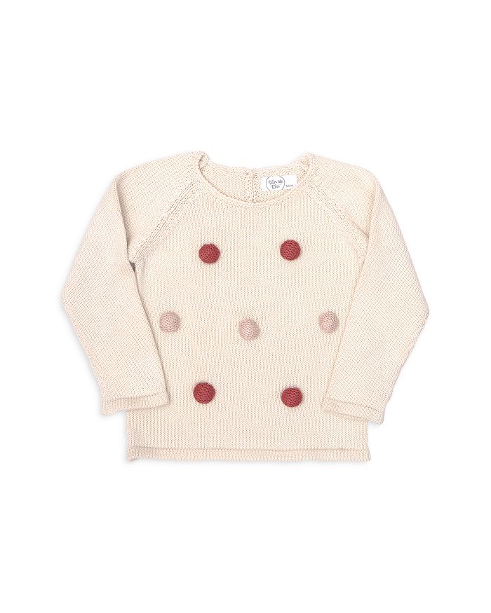 Tun Tun Girls Cotton Pom Pom Sweater Baby Bloomingdale s