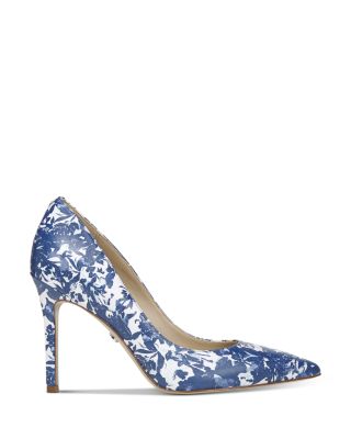 blue designer pumps