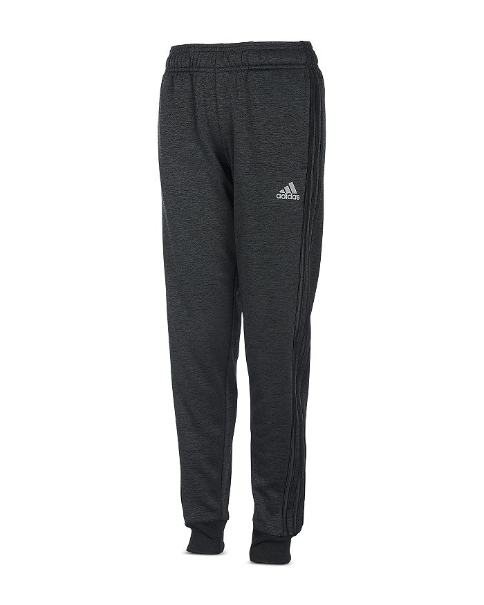 Adidas Originals Boys' Fleece Focus Jogger Pants - Big Kid In Black Heather