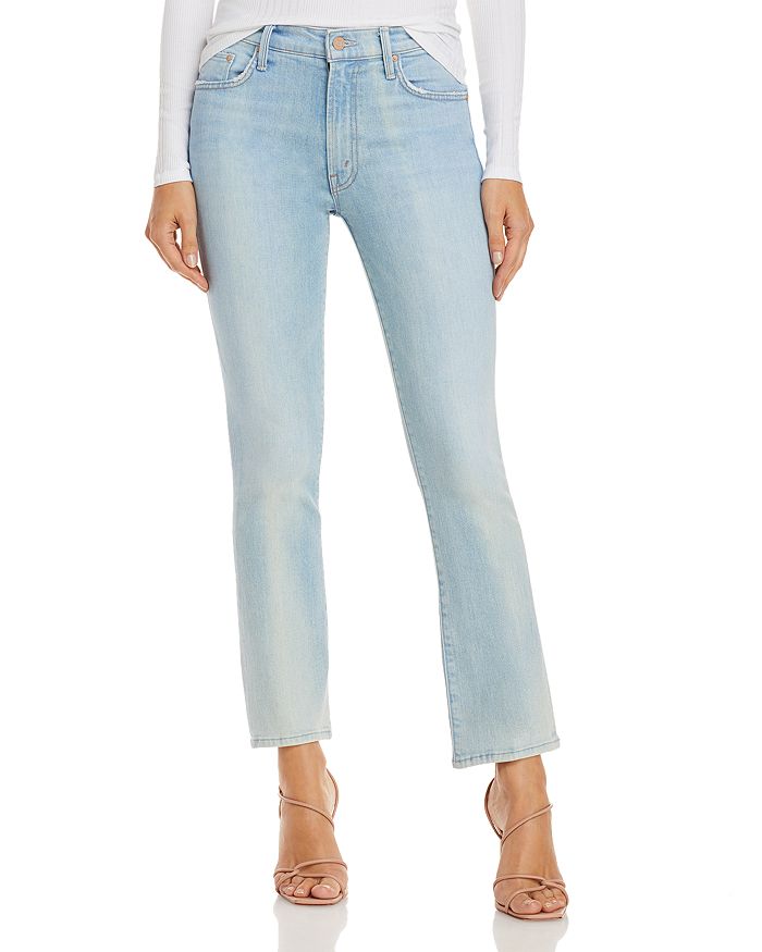 MOTHER The Insider Ankle Jeans in Zapped | Bloomingdale's