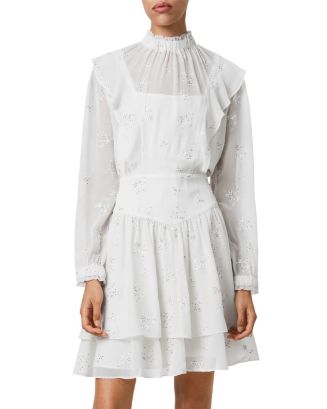 ALLSAINTS Aislyn Ditsy Embroidered Dress | Bloomingdale's