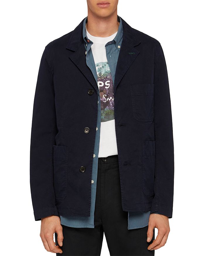 PS BY PAUL SMITH CONVERTIBLE COLLAR JACKET,M2R-217T-E20012